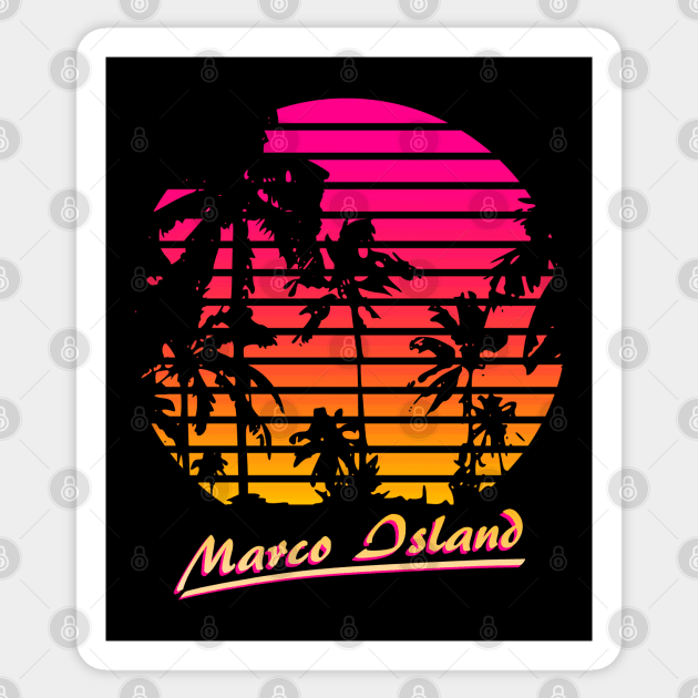 Marco Island Sticker by Nerd_art